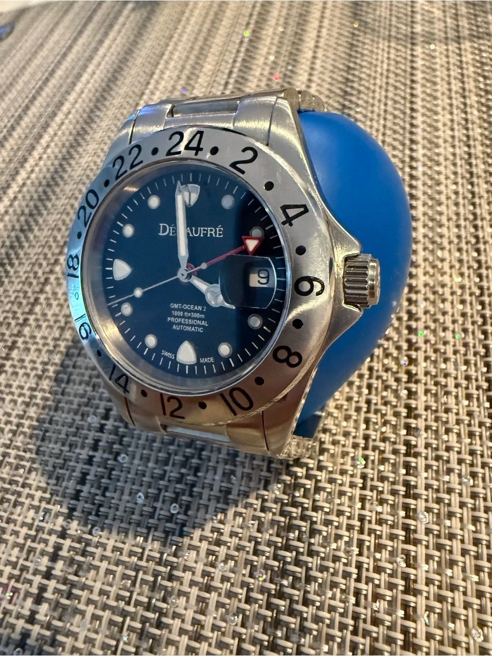 Debaufre GMT-Ocean 2 Swiss Automatic 300M Stainless Steel Watch